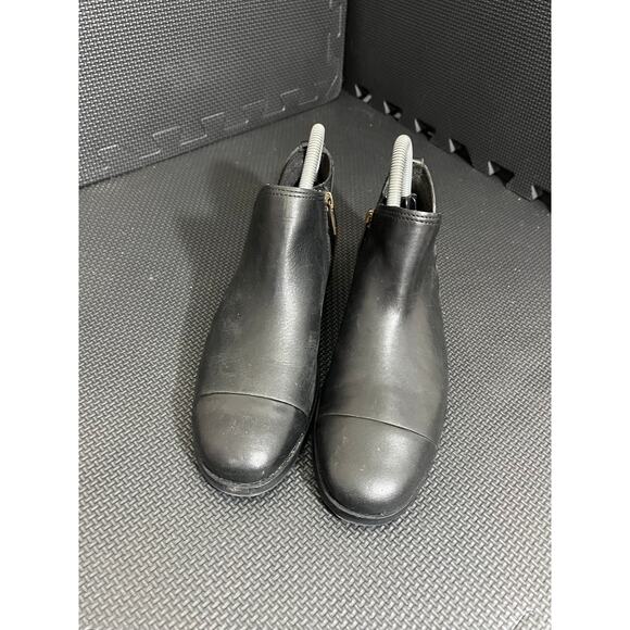 Timberland Women's Somers Falls Ankle Boot Black Leather Waterproof Size‎ 6 Wide - Picture 2 of 8